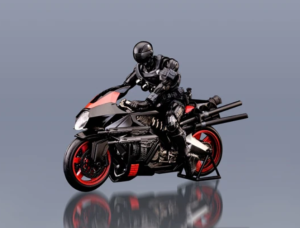 Flame Toys Furai Model: GI JOE: Speed Cycle (for Snake Eyes)