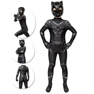 Gift For Boys Black Panther Cosplay Suit HQ Printed Costumes