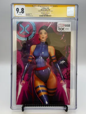 [SIGNED BY DAVID NAKAYAMA] X-MEN #32 [FHX] DAVID NAKAYAMA EXCLUSIVE VAR [CGC 9.8 YELLOW LABEL][IN STOCK]